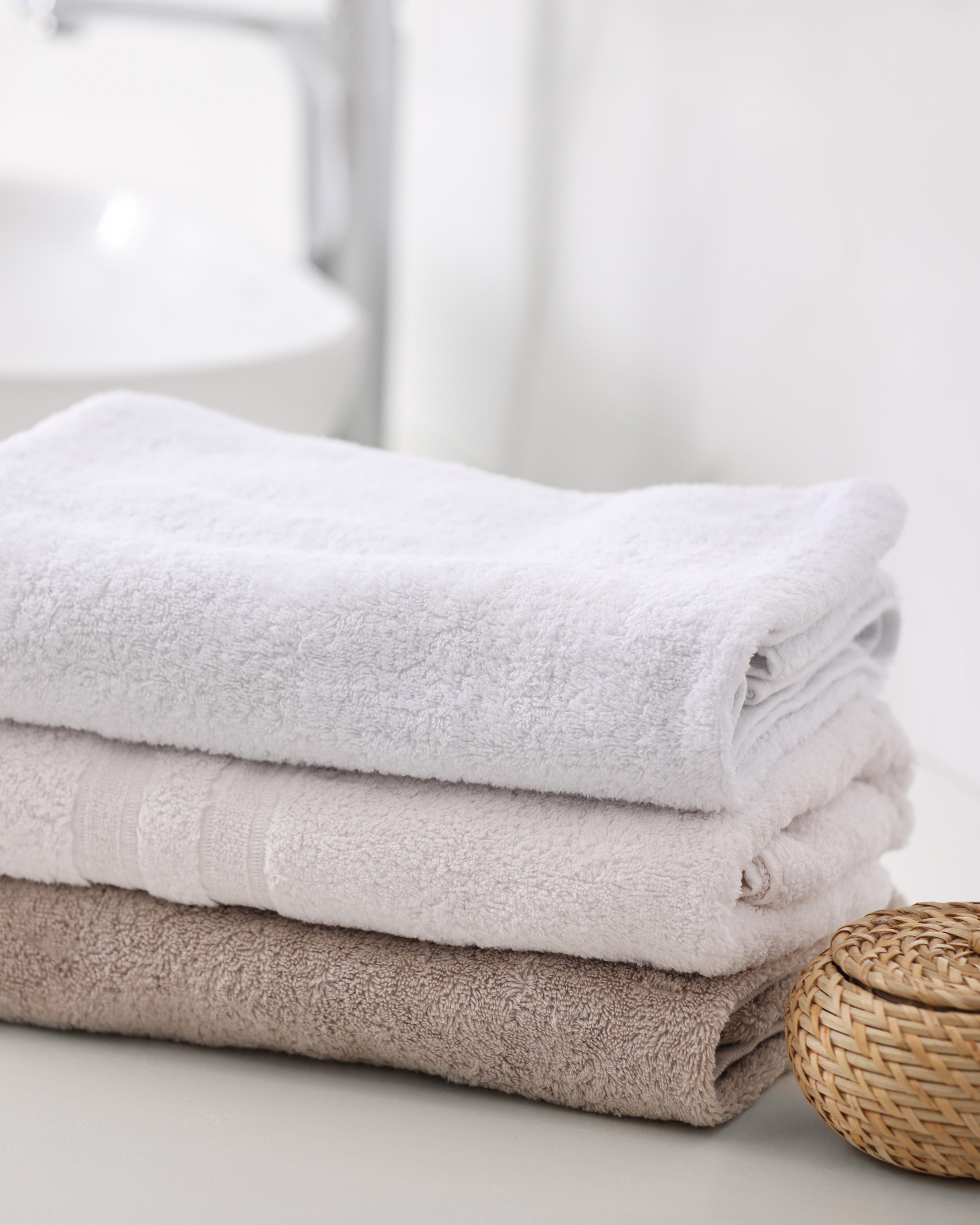 Sélection serviettes alpes blanc